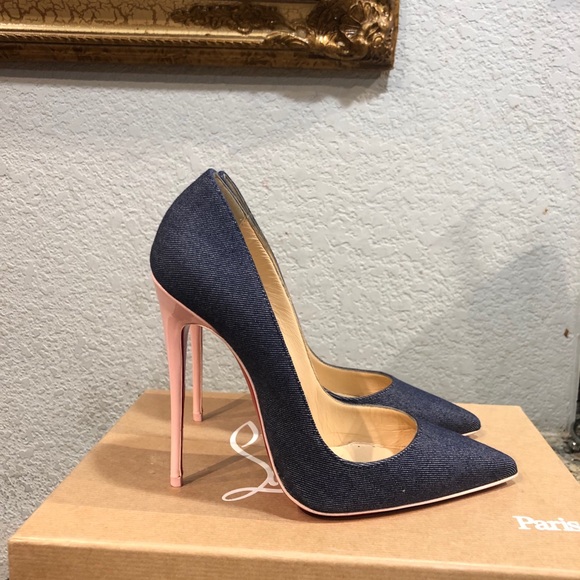Christian Louboutin Shoes - FINAL-PRICE So Kate 120 denim pink heelPompadour